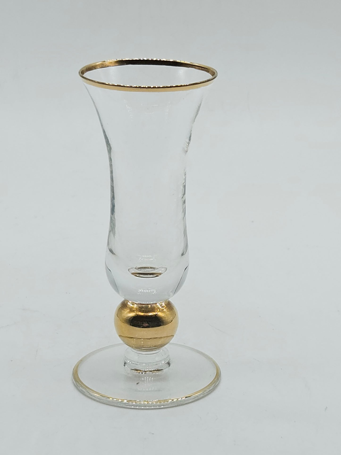 Set Four vintage Cherry glass shots