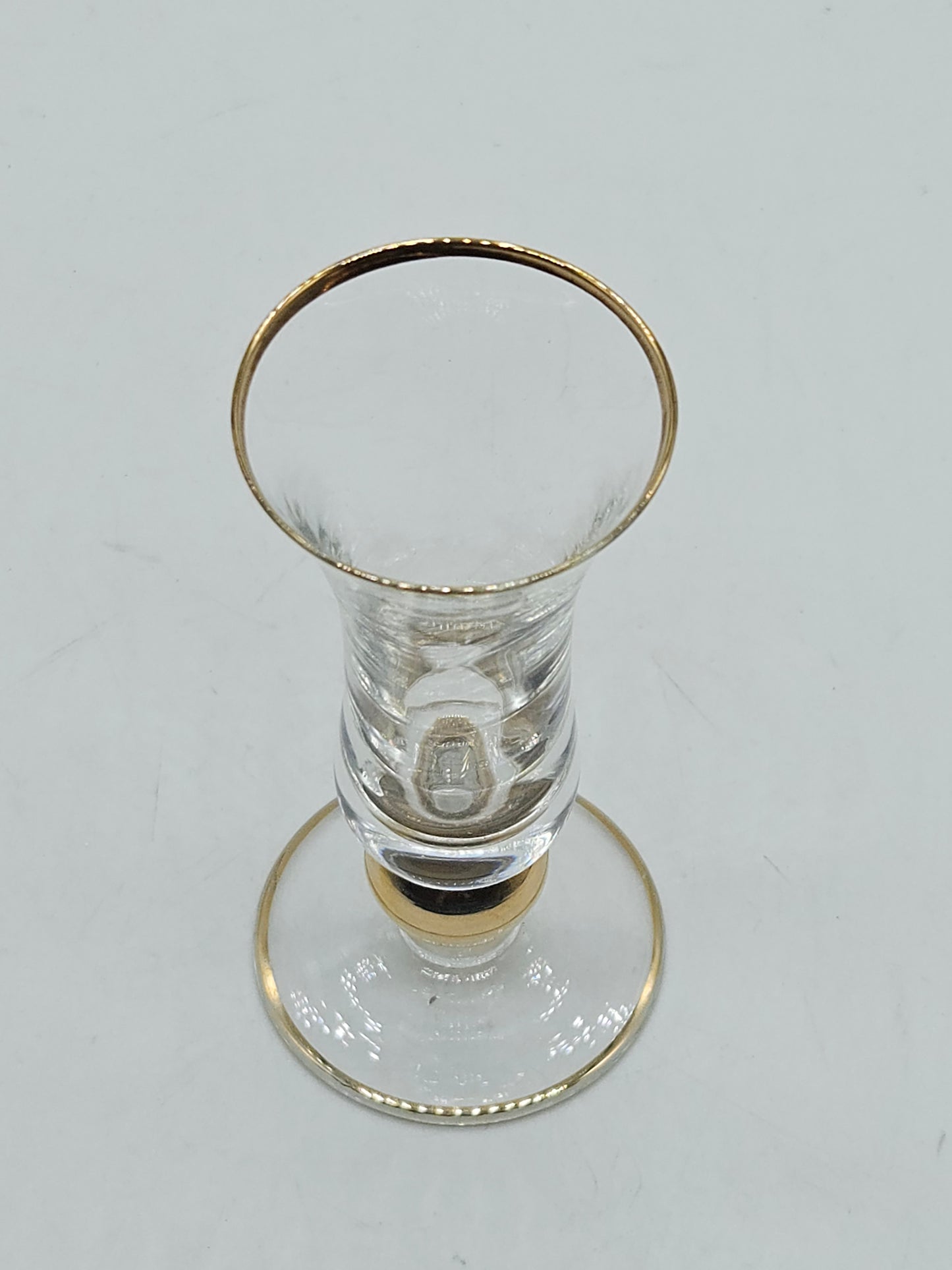 Set Four vintage Cherry glass shots