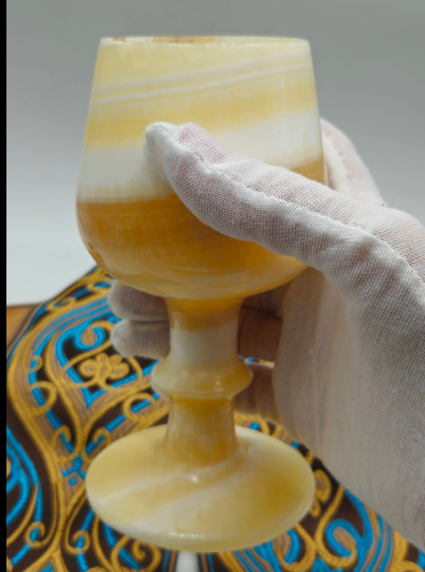 Vintage Goblet made of Natural Stone