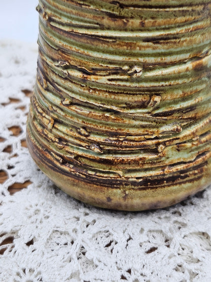 Unique vintage mug in medieval style, Tintagle Studio Pottery