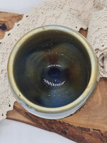 Studio Pottery fully Glazed Heavy Wine Goblet