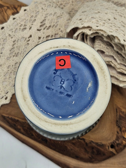 Studio Pottery fully Glazed Heavy Wine Goblet