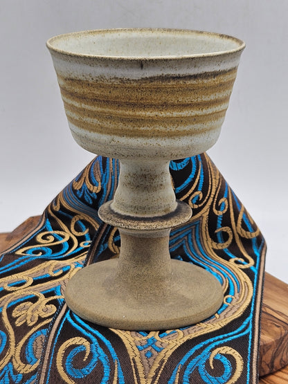 Vintage Studio Pottery Medium Size Rustic-style Goblet