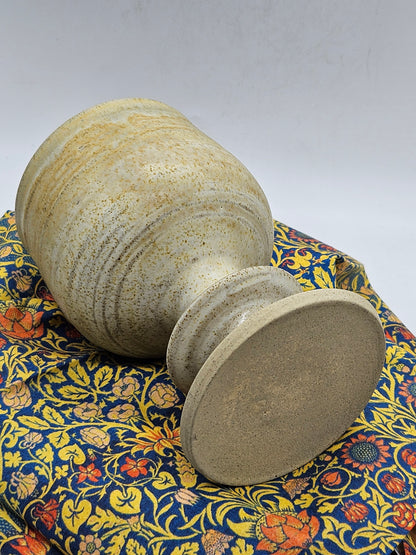 Vintage Studio Pottery Large Size Rustic-style Goblet, VGC
