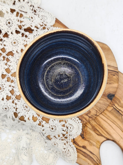 Vintage Studio Pottery Goblet Mushroom Magic, VGC
