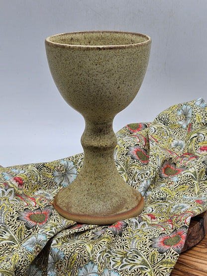 Vintage Studio Pottery Medium Size Rustic-style Goblet
