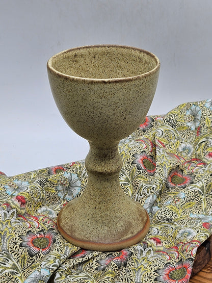 Vintage Studio Pottery Medium Size Rustic-style Goblet