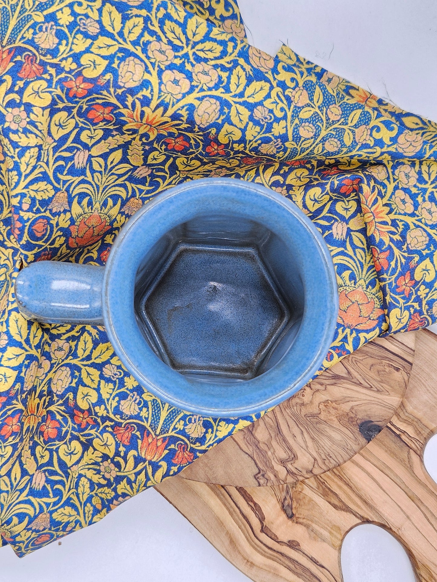 Vintage Studio Pottery Tyn Llan Blue Mug
