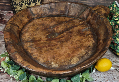 Huge antique Old Oak Trough