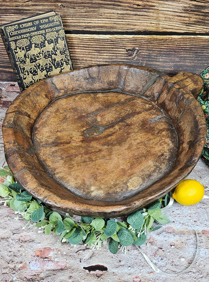 Huge antique Old Oak Trough