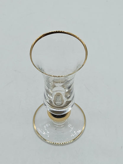 Set Four vintage Cherry glass shots